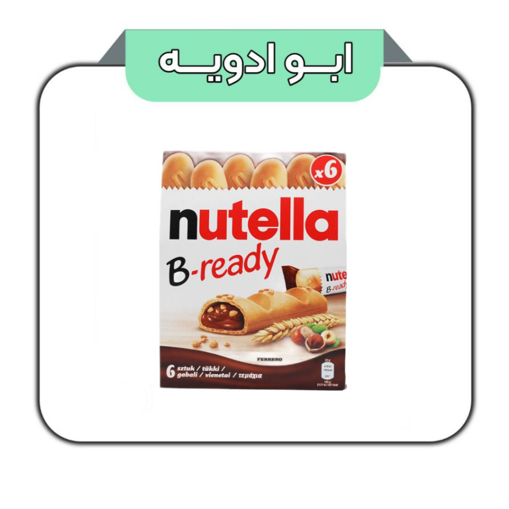 ویفر شکلاتی نوتلا بی‌ردی فررو  بسته 6 عددی
